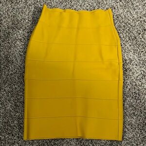 BCBG Yellow Women's Skirt